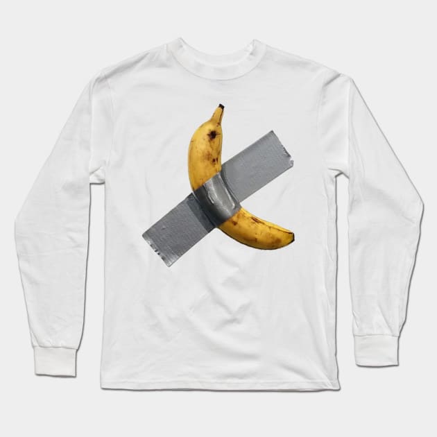 Banana taped Long Sleeve T-Shirt by ghjura